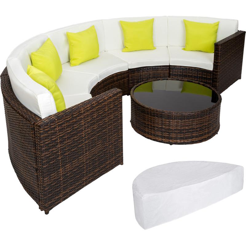 Salon De Jardin New York 6 Chaises 4 Tabourets 1 Table En