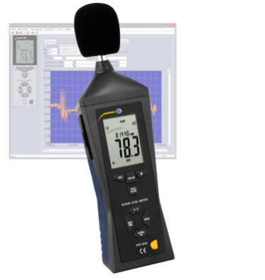 Sonomètre de classe 2, avec mémoire de 32000 valeurs et logicielr - PCE-322A - PCE INSTRUMENTS_0