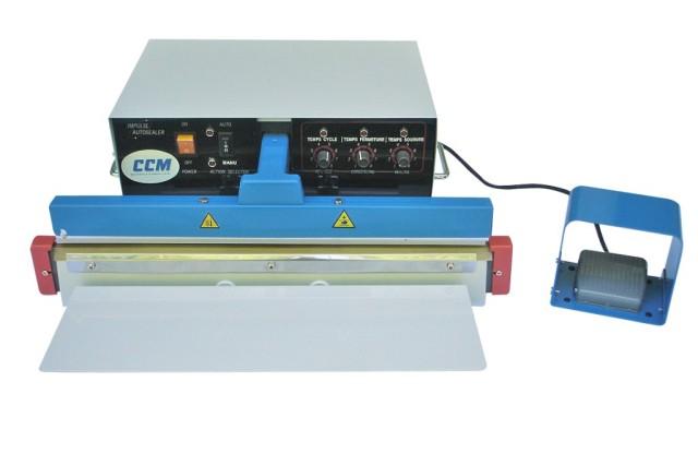 Soudeuse de sachets avec pédale électrique - capacité de soudure 450 mm - réf 13003534_0