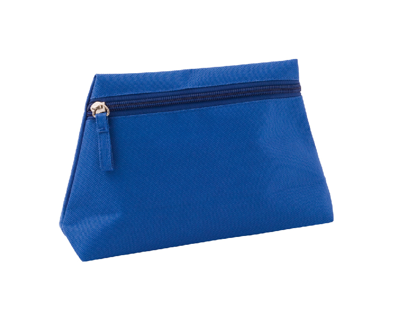 Trousse à maquillage zippée - 600D polyester - Couleur bleu - 40.67g_0