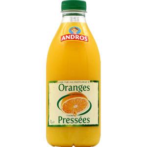 ANDROS PUR JUS D'ORANGES PRESSÉES BOUTEILLE PLASTIQUE 1 L_0