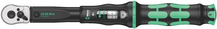 Clé dynamométrique Click-Torque B 2 3/8 po. 20-100 Nm cliquet réversible à  levier 45 dents WERA_0