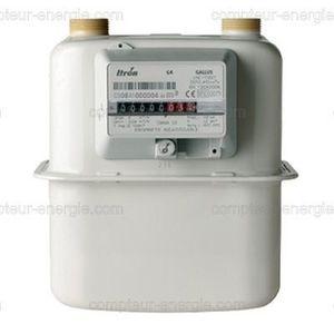 Compteur gaz à soufflets itron gallus - g4 - 6 m³/h itron - gallus g4_0