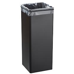 CUBATRI - Seau en métal pour borne de tri 40L manganèse - 55887 - ROSSIGNOL - noir métal 55887_0