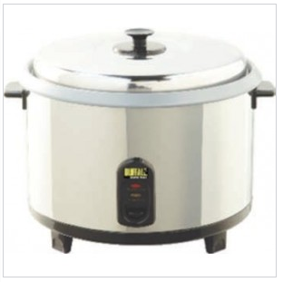 Autocuiseur à de riz cuiseur vapeur cuit riz cuit riz électrique électrique  19 litres 2 650 watts 19 litres boîtier inox cuve aluminium antiadhésive  verre mesureur et cuillère 14 0003948