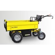 Brouette à moteur DT-300L E - Alitrak - 300 kg - Plateau 260L et moteur électrique 24V_0