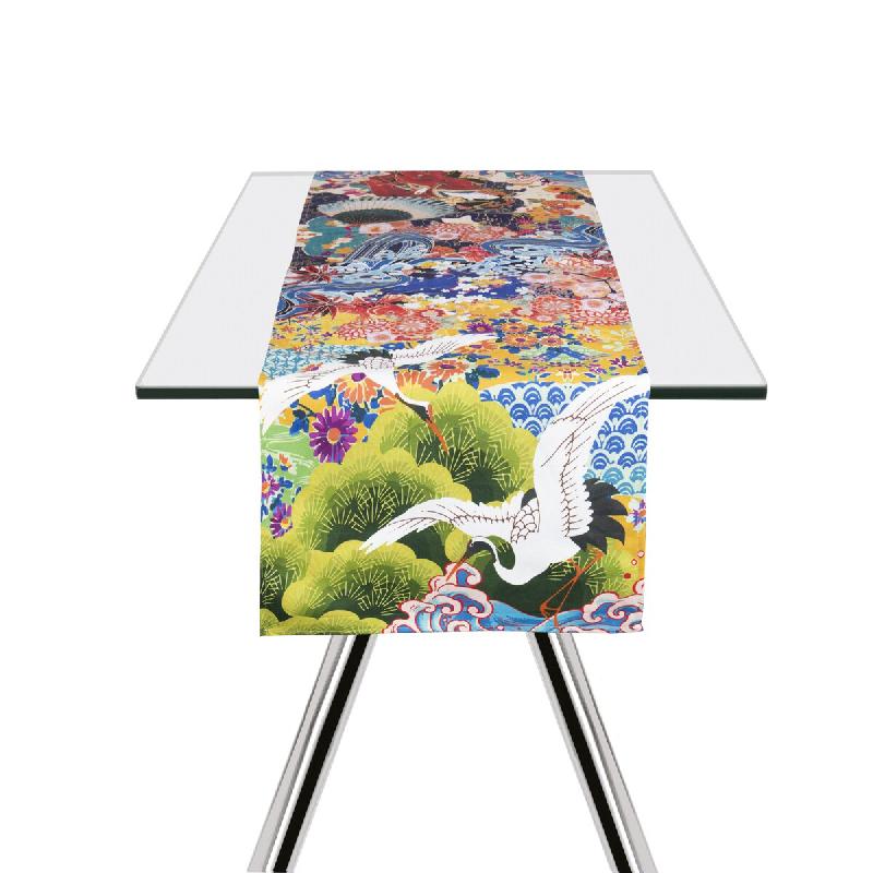 Excelsa runner de table tavola Kimono coton 45x140 cm multicolore - multicolore textile 66727_0