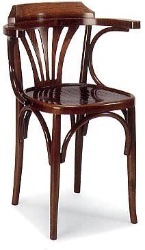 Fauteuil bistrot - assise et dossier en bois - robuste et indémodable_0