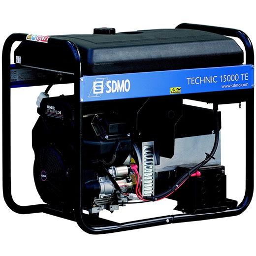 Groupe électrogène SDMO essence triphasé 14,4 kva - 11581737_0
