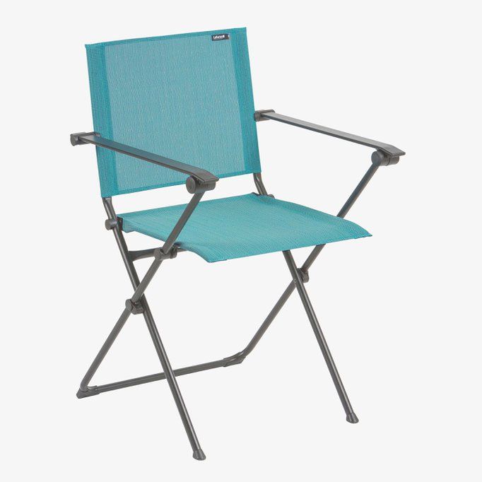 Chaise pliante Anytime Lfm2640_8226 - Lafuma - en acier galvanisé avec toile Batyline® Duo Aqua_0