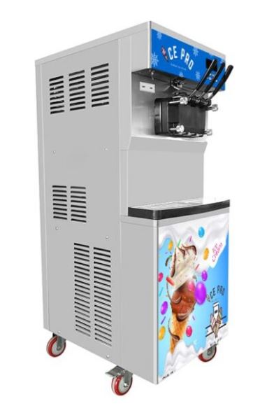 Machine à glace italienne 3,1 KW avec agitateur dans les bacs, moteur MITSUBISHI silencieux et compresseur TECUMSEH - BKNB46_0