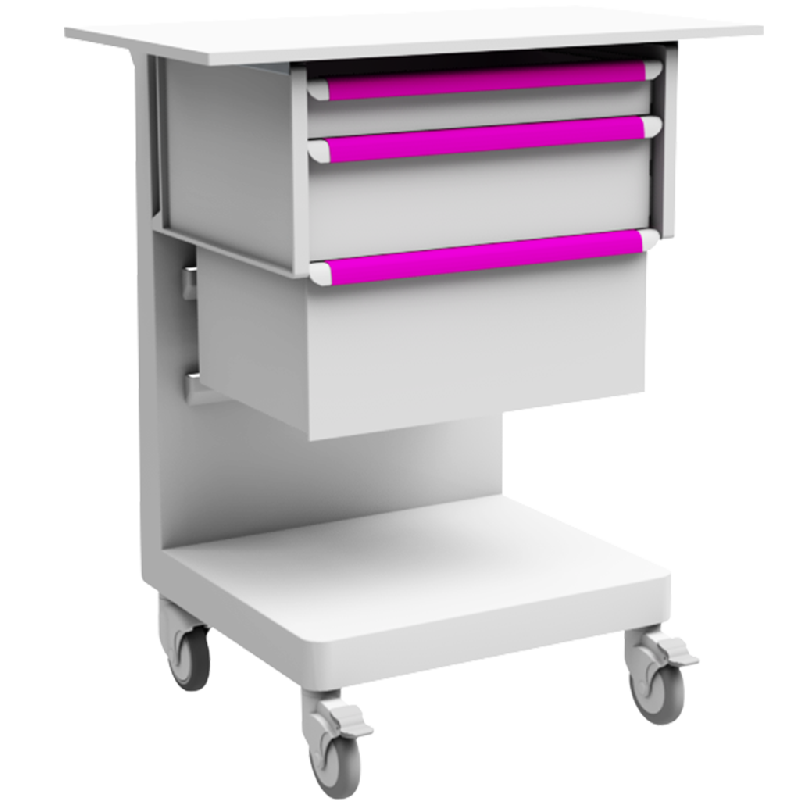 Plan prolongé - 1 cadre C pour chariot de soin hospitalier_0