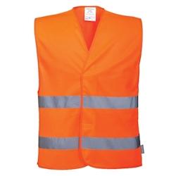 Portwest - Gilet de sécurité double bandes HV Orange Taille L-XL - L/XL orange 5036108144686_0