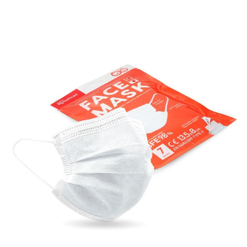 Sachet brochable de masques chirurgicaux jetables_0