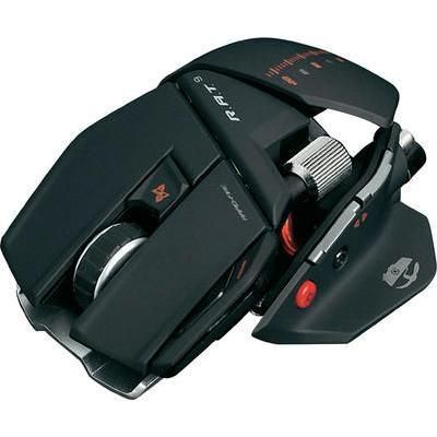 SOURIS GAMING SANS FIL LASER MADCATZ R.A.T.9 POIDS AMÉLIORÉ, LONGUEUR ADAPTABLE NOIR