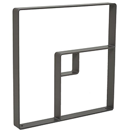 Support cycles moderne et design - CONCEPT - acier peint sur galva - 750x750x80 mm - 22 kg_0