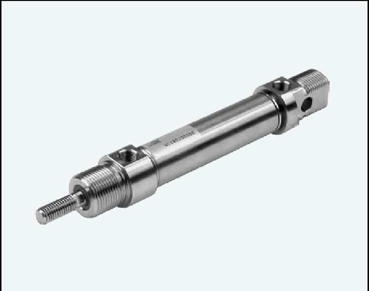 Vérins miniatures double effet en inox - ISO 6432 - avec ou sans piston magnétique_0