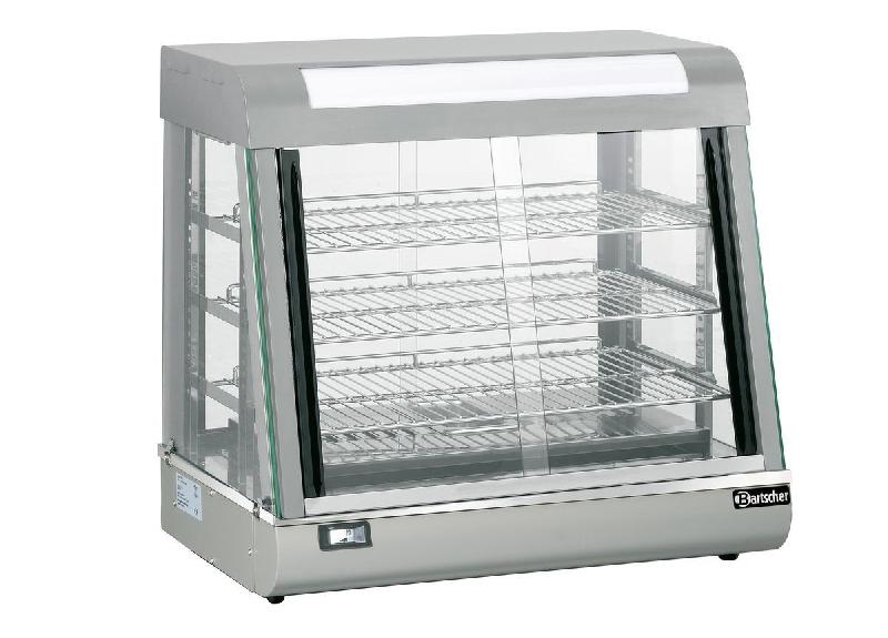 Vitrine chauffante Bartscher Deli I - 110L - 3 étagères réglables, éclairage et thermostat_0