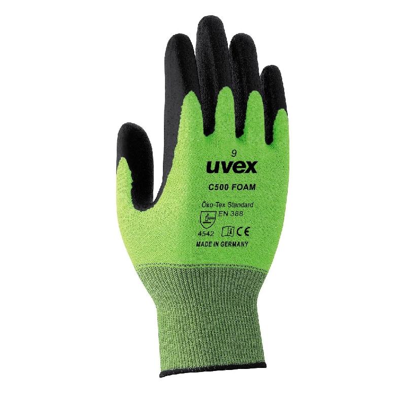 Gants anti-coupures UVEX Helix C5 - Fibre Bamboo Twinflex® et mousse soft grip - Niveau 5 de protection_0