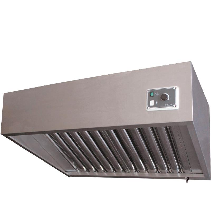 Hotte complète (7/7-1500 M3/h) 120 Pa, variateur, 3 filtres_0