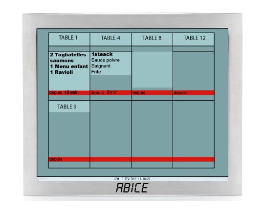 Caisses enregistreuses gamme premium Megastar - écran cuisine 19'' en inox - gestion hôtellerie et boulangerie_0