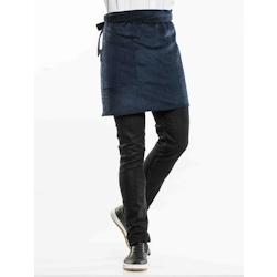 CHAUD DEVANT Tablier Chef Bleu Velvet W80-L45 - Taille unique bleu textile 85599_0