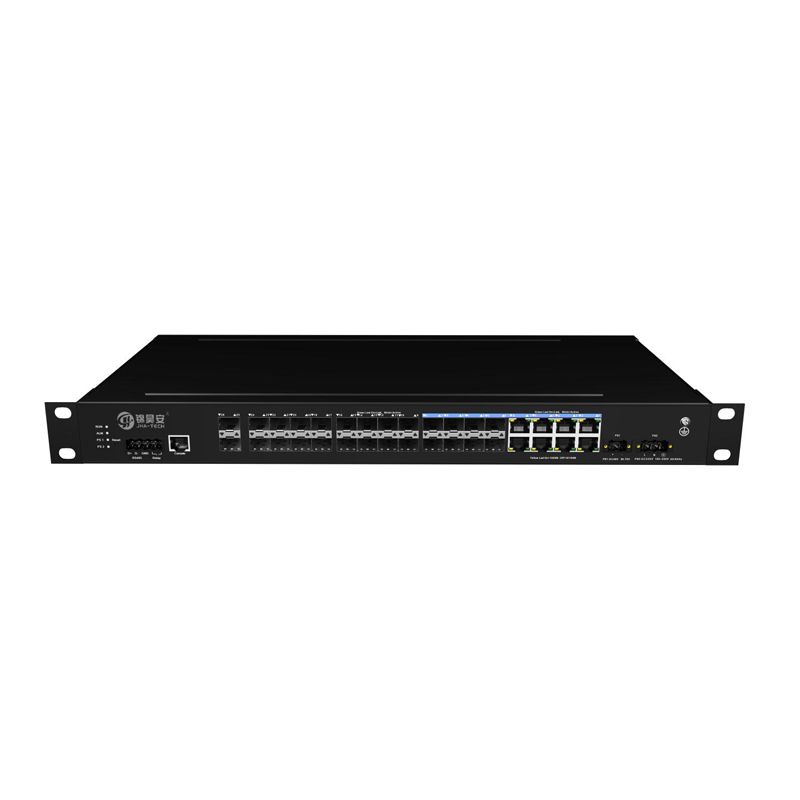 Commutateurs - switch - JHA - 2 * 10G Fibre Port + 16 * 1000Base-X + 8 * 10/100/1000Base-T - JAI-MIGS1608W2-1U_0