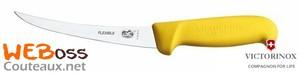 COUTEAU À DÉSOSSER FLEXIBLE 15CM JAUNE VICTORINOX 5.6618.15