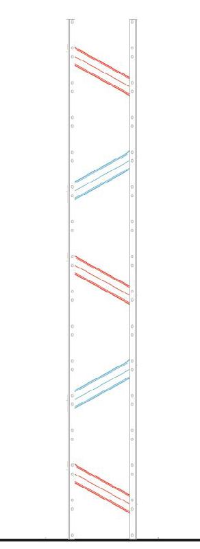 Echelle de rayonnage galvastar h.1972 x p.250 mm_0