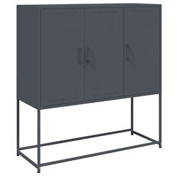 Helloshop26 - Buffet bahut commode armoire meuble de rangement organisateur cuisine salle de séjour salon haut 100,5 x 39 x 107 cm 02_0032198 - 30002_0
