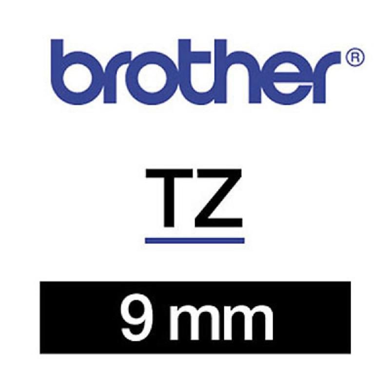 P-TOUCH RUBAN TITREUSE BROTHER - TZE - ÉCRITURE BLANC / FOND NOIR - 9 MM X 8 M - MODÈL TZE-325