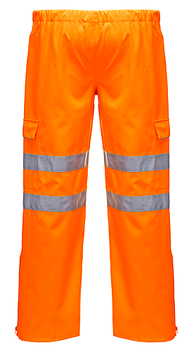 Pantalon extrême orange S597 - réfléchissant, imperméable et respirant, certifié CE_0