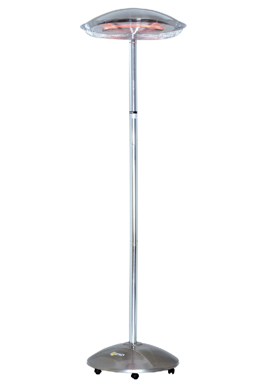 Parasol chauffant mobile électrique Sovelor FS800 - Chauffage efficace pour intérieur et extérieur, rayonnement 360°_0