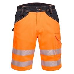 Portwest - Bermuda de travail haute visibilité premium PW3 Orange Taille 48 - 48 5036108329885_0