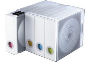 RANGEMENT PARADE BLANC POUR 96 CD/DVD