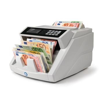 Safescan 2465-S - Compteur de billets rapide et précis avec détection de contrefaçons et comptage de valeur pour euros_0
