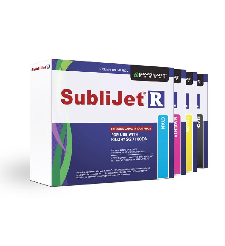Cartouche d'encre informatique SG7100DN - SubliJet - Ricoh - Noir 68ml / Cyan 60ml / Jaune 60ml / Magenta 60ml - Format A3_0