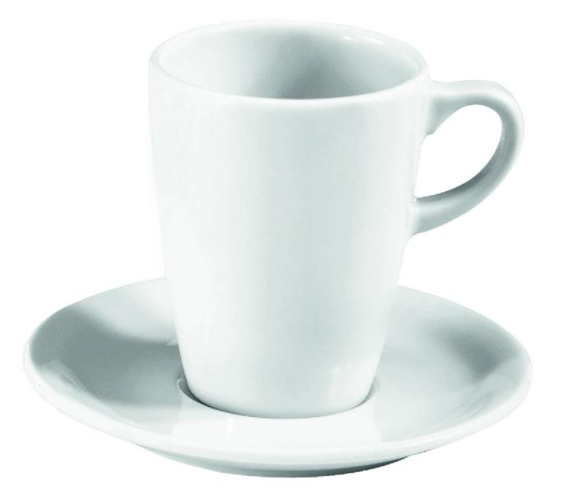 SOUS TASSE À CAFÉ ROND BLANC PORCELAINE Ø 13,3 CM BOURGES PILLIVUYT
