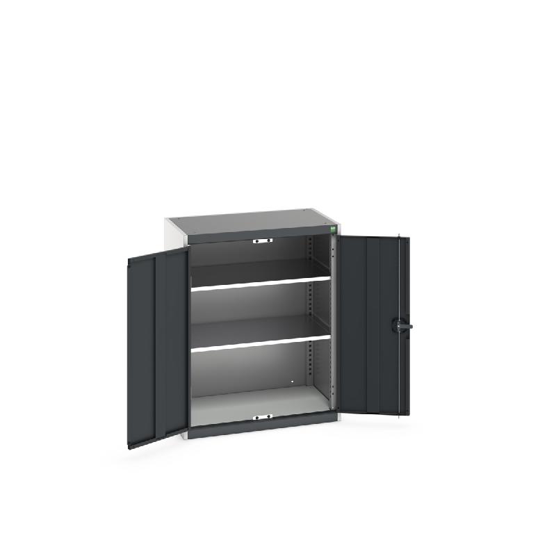 Armoire Standard Cubio - 2 tablettes réglables - LxPxH : 800x525x1000 mm - Charge standard_0