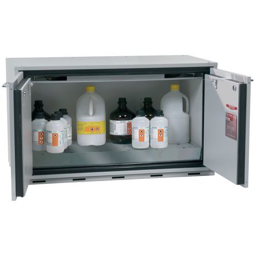 ARMOIRE SOUS PAILLASSE UB30.060.110.2T GRIS-1 CAILLEBOTIS - ASECOS