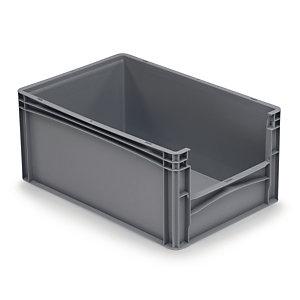 BAC GERBABLE DEMI-OUVERTURE NORME EUROPE 100% RECYCLÉ 600X400X270 MM