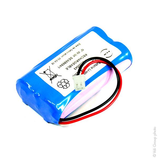 Batterie Li-Ion NX 2x 18650 26F 2S1P ST1 - 7.2V 2.6Ah - JST_0