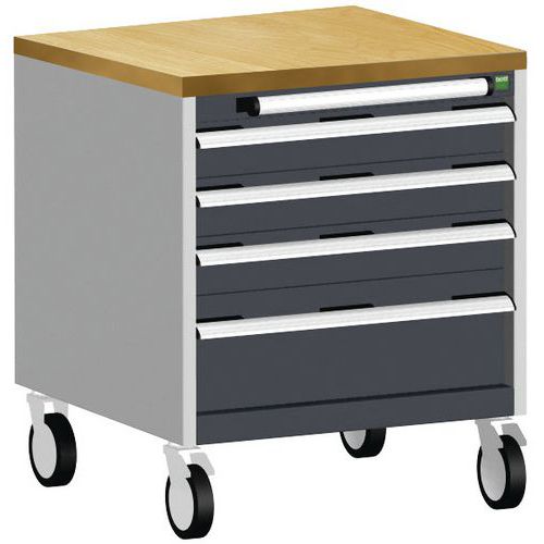 BOTT 1 ARMOIRE À TIROIRS ROULANTE CUBIO SLR-666-4.1 - BOTT