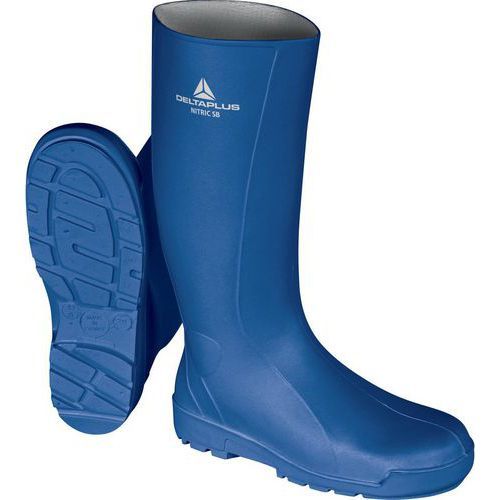BOTTES PVC NITRIC SB BLEU 44 - NITRISBBL44 - DELTA PLUS
