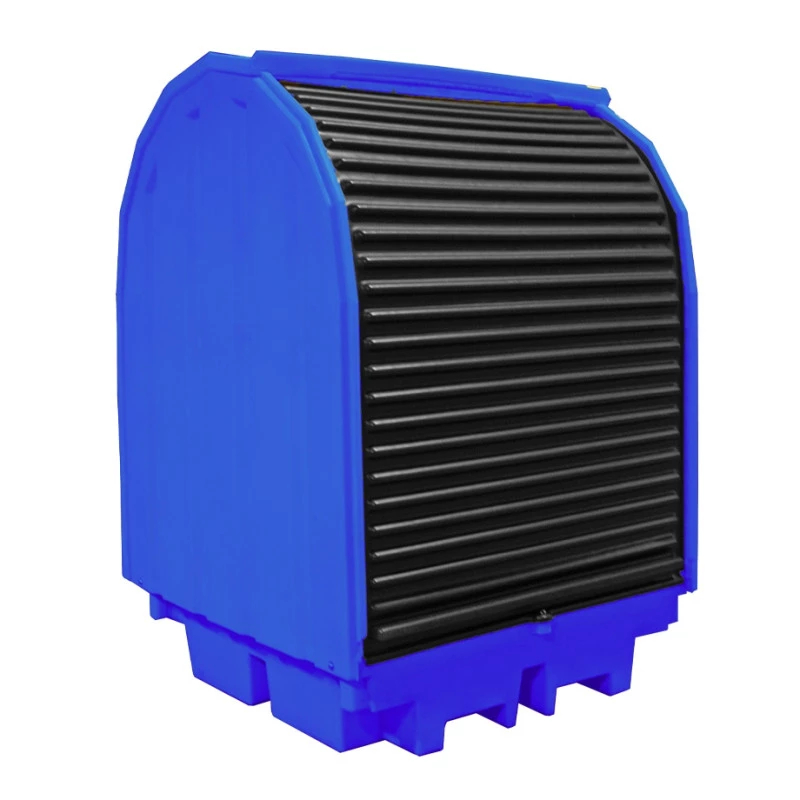 Box de rétention fermé en polyéthylène - 4 fûts_0