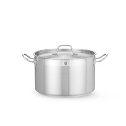 Casserole, moyenne - avec couvercle, HENDI, Profi Line, 10L, ø280x(H)170mm - inox 831502_0