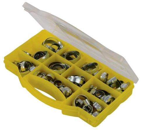 Coffret de 60 colliers de serrage - Colliers de fixation robustes et polyvalents_0