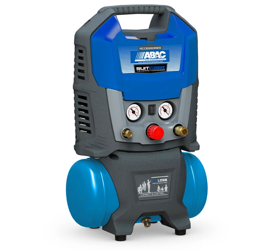 Compresseurs d'air légers et transportables ABAC - 6 litres, 1-2 ch - Réduction de bruit 40 dB(A)_0