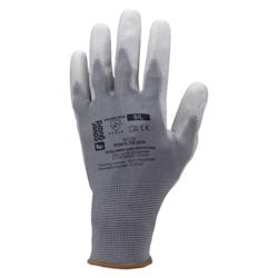 Coverguard - Gants de manutention avec paume enduite PU gris EUROLITE 6030 gris (Pack de 10) Gris Taille 11 - 3435241060310_0