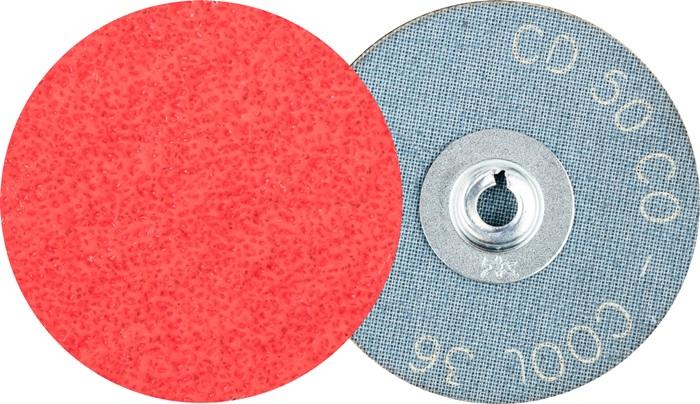 Disque abrasif COMBIDISC CO-COOL D. 50 mm - Granulation 36 - 13000 min-¹ - PFERD - Grain céramique pour acier inoxydable et matériaux durs_0